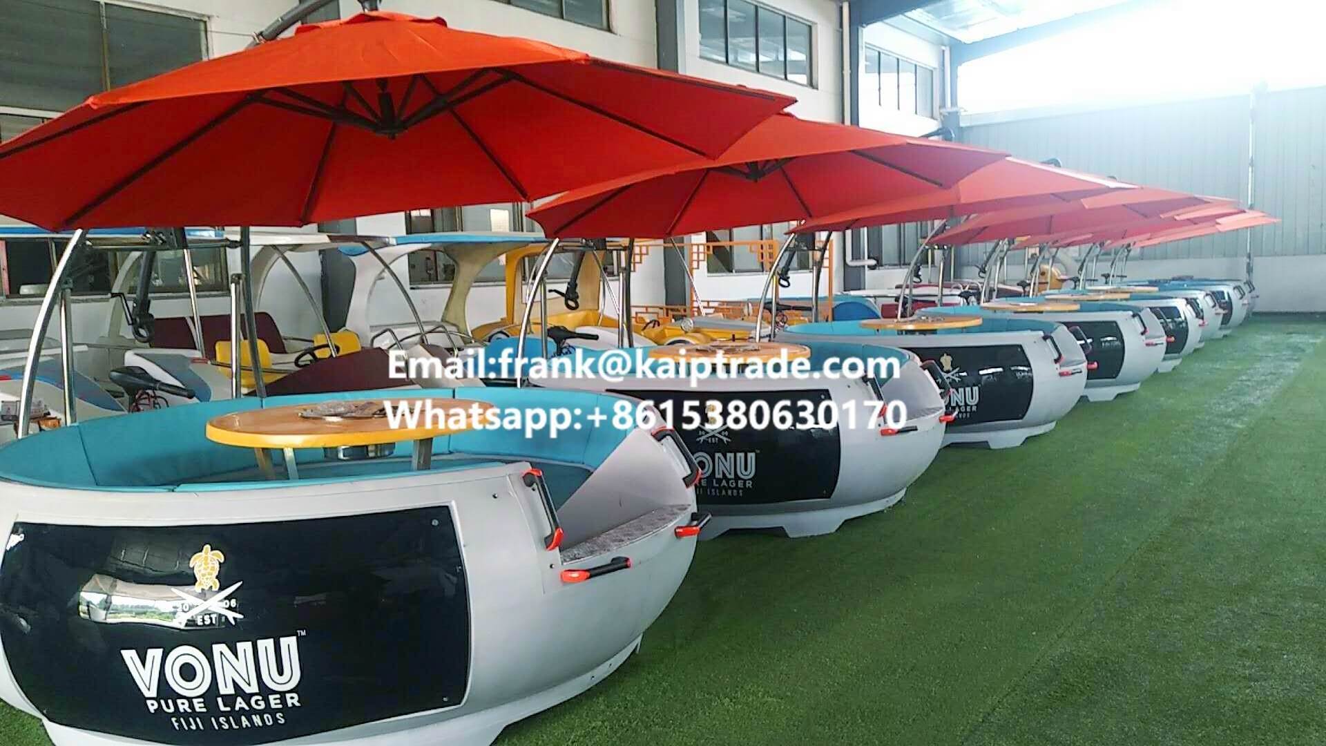 China hdpe kid boat inflatable sporting parasailing boat rigid inflatable hard plastic boat with bbq barbecue grill oven