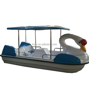 Floating tube floating mat water slide toy swan boat 4-person fiberglass pedal boat inflatable aqua pool parasol