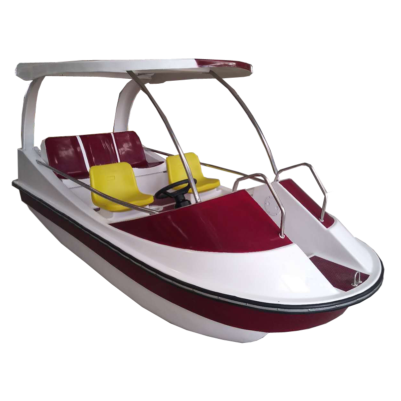 Hot sale electric fiberglass water pedalo boat