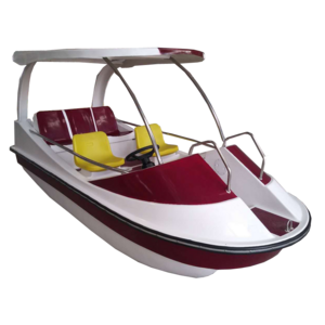 Hot sale electric fiberglass water pedalo boat