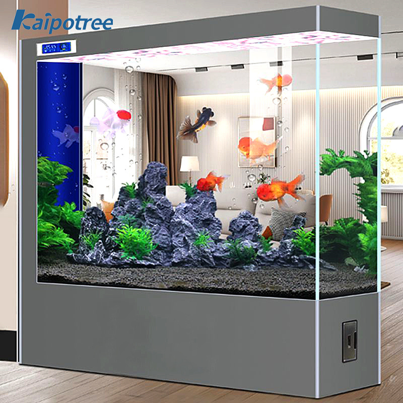 Aquarium Fish Tank White Aquariums & Accessories Acuario Bullet Screen Glass Ultra Clear Glass Fiberglass Fish Tank Two Piece