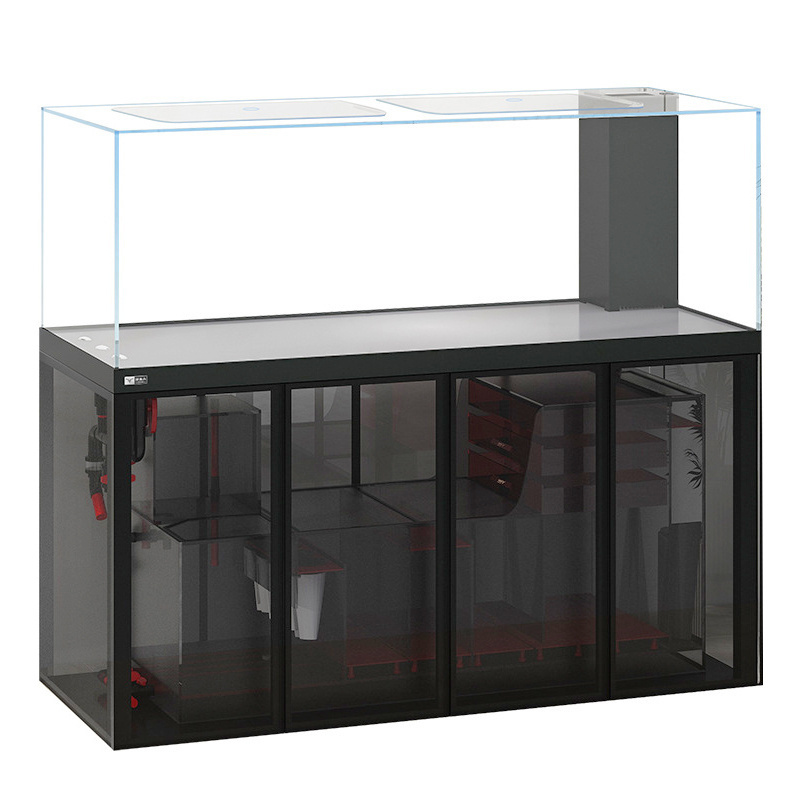 Custom ECO Aquarium Paludarium Bottom filtration with cabinet Planted Aquarium HD Glass fish tank stand