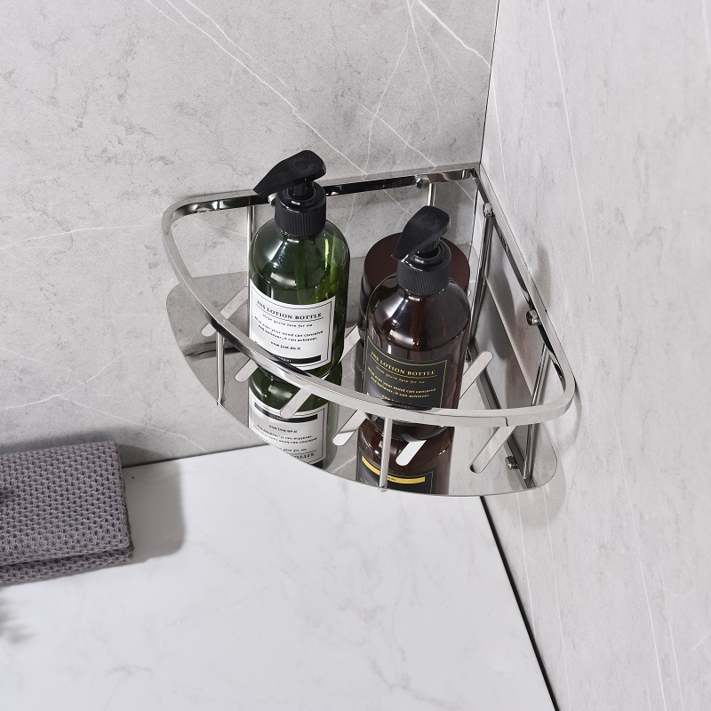 Stainless Steel  304 Storage Rack Corner Shelf Bathroom Triangle Shelf