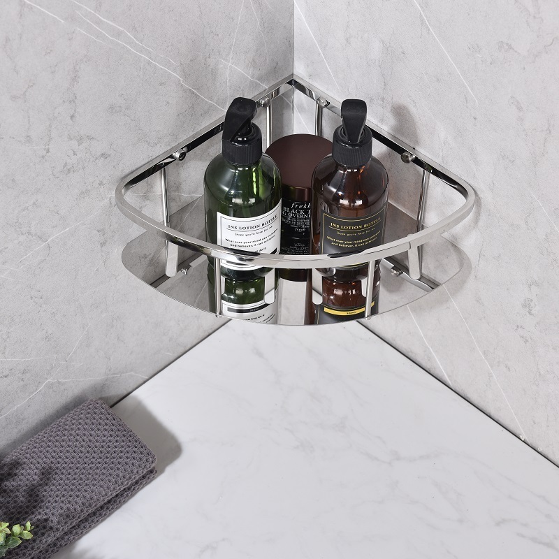 Stainless Steel  304 Storage Rack Corner Shelf Bathroom Triangle Shelf