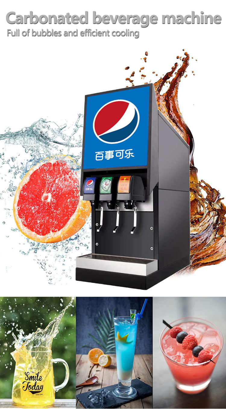 Commercial Cola Machine For Restaurant Soda Cola Carbonated Beverage Dispenser