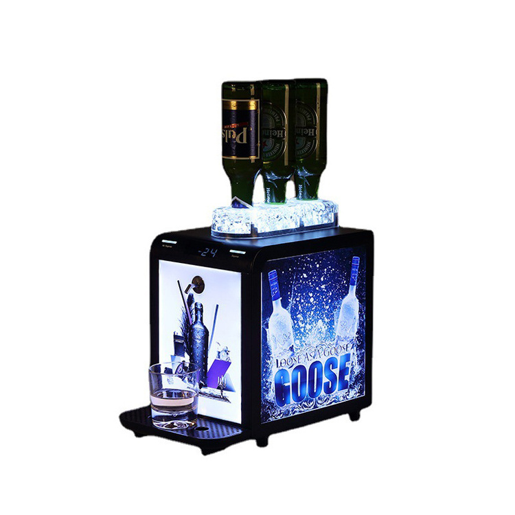 Electric Cold Wine Dispenser For Vodka Tequila Whisky Spirit Soft Chiller Liquor Dispenser