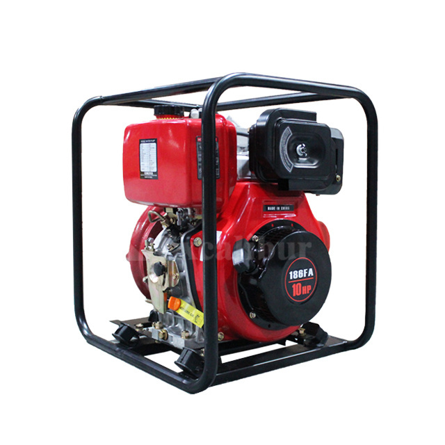 excalibur 10hp 3 inch strong power high pressure piston diesel water pump