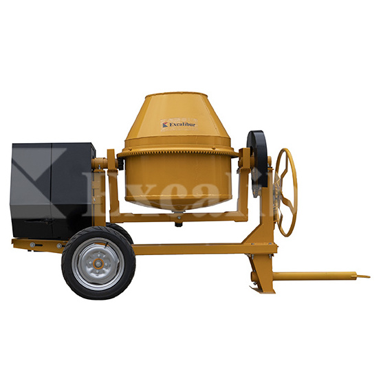 Durable Diesel or Gasoline Engine Concrete Mixers Machines Mini Drum Capacity 250 350L