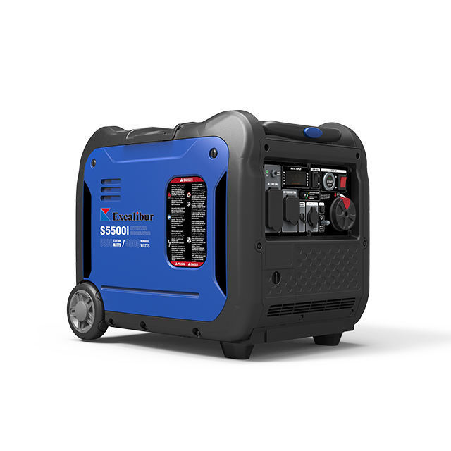 Excalibur 5KW Power Easy Move Silent Gasoline Generator Remote Start 5000 Watt Inverter Silent Gasoline Generator