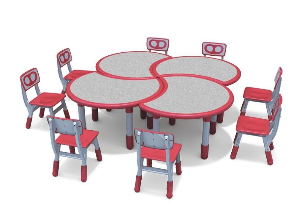 Children's Furniture Series - Plastic Table and Chair Set for School