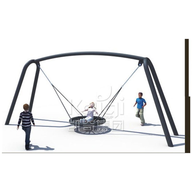 Kaiqi small Outdoor Playground Multifunction Kids Games Single-plank best quality Shaking Bridge swing for Theme Park