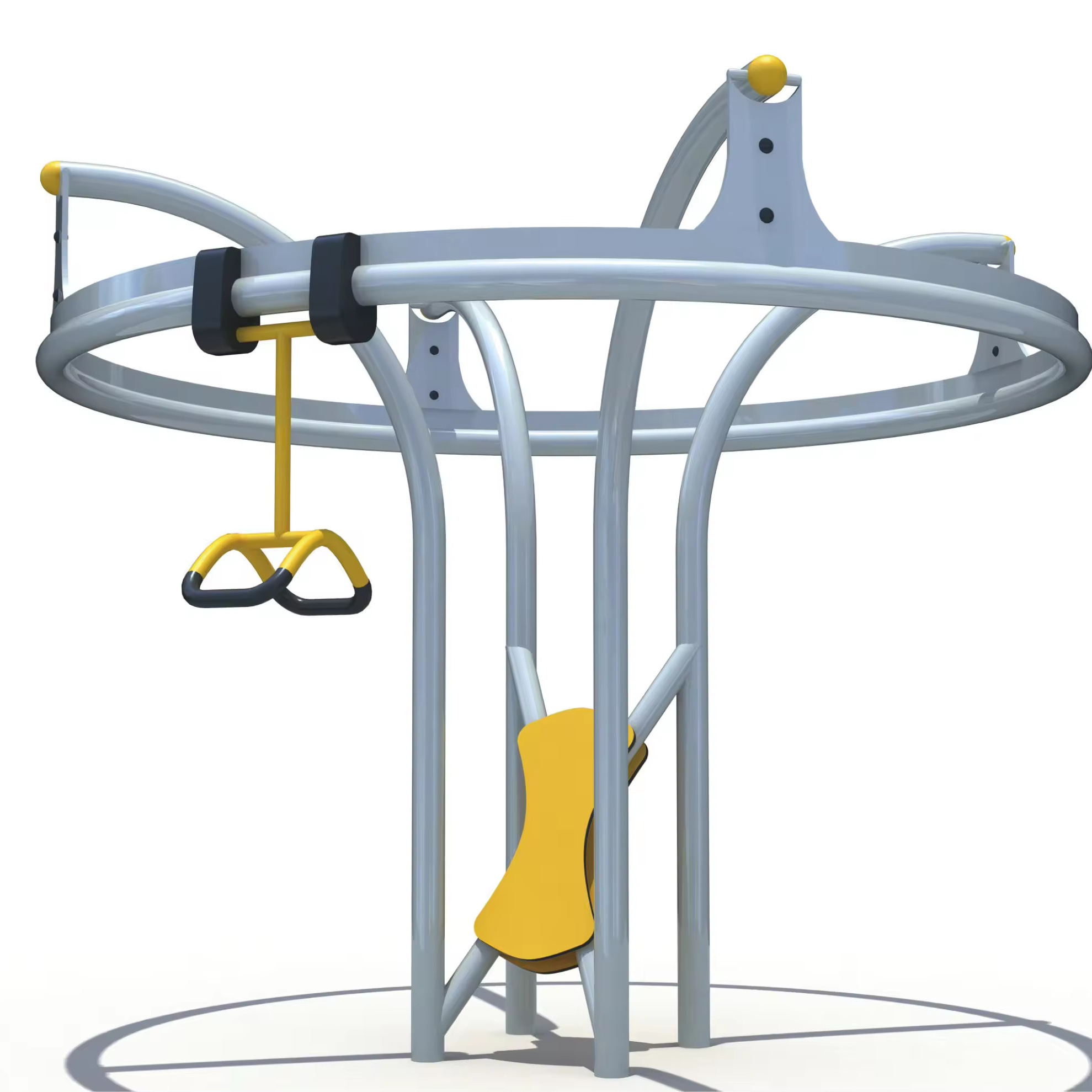 Stainless steel Merry go round for children outdoor playground equipment kids plastic amusement play