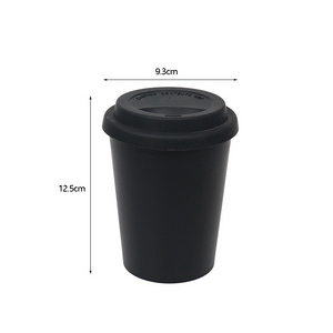 wholesale custom of pp material sublimation coffee cup plastic coffee mug supplier set manufacturers reusable coffee cups