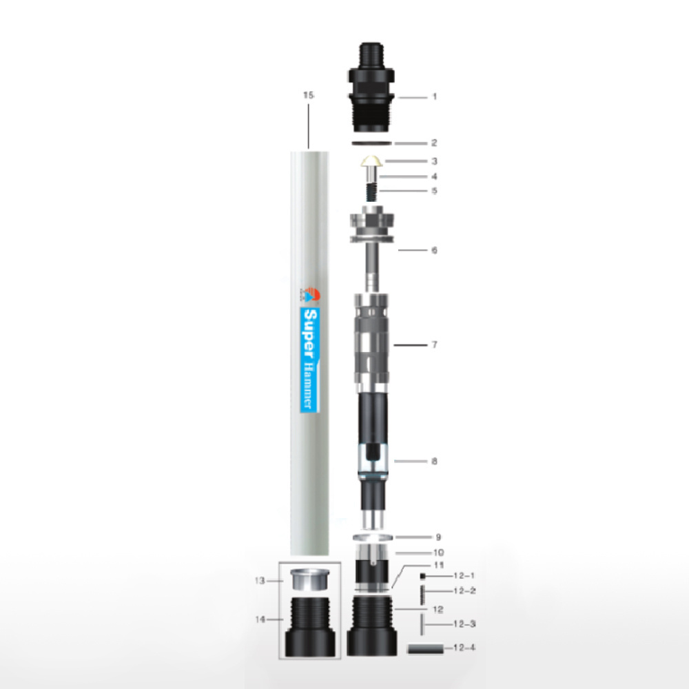 KAIQIU brand Mission Hard Rock Drilling DTH Hammer Bit