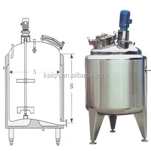 Stainless Steel Mixing Tank (Reactor) for Food, Beverage, Pharmaceutics