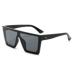 Fashion oversized square protection men sunglasses OEM logo sunglasses