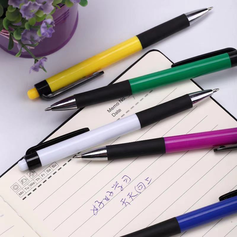 Hot Selling Promotion Pen Cheap Wholesale Plastic Ball Pen 0.7Mm Blue Ballpoint Pen Set With Custom Logo