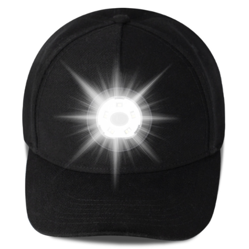 New Night Fishing LED lighting Cap Truck driver cap with headlamp  Night riding, night running  Regenerable hats for man