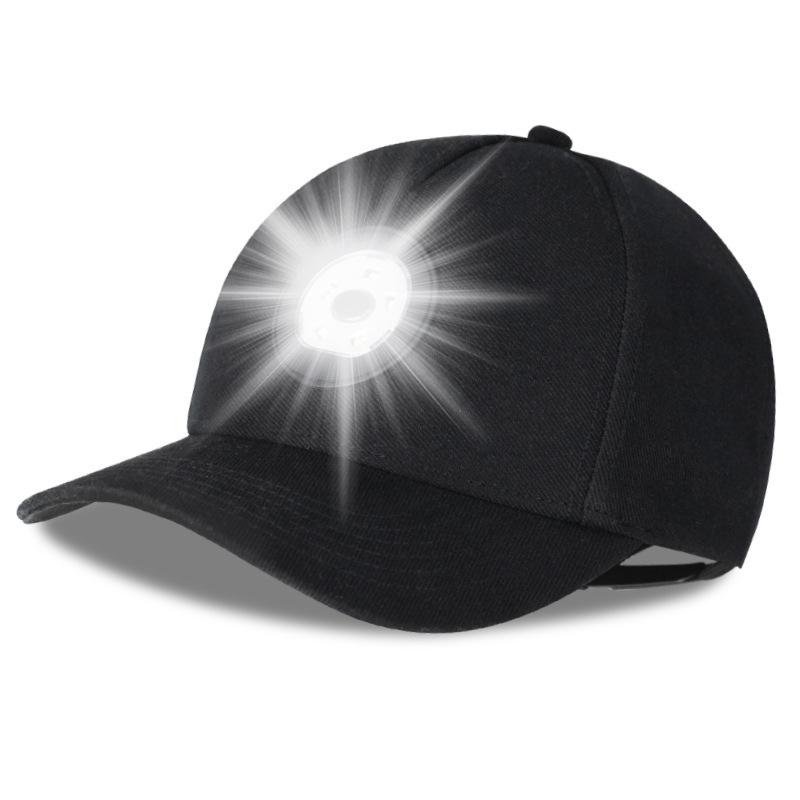 New Night Fishing LED lighting Cap Truck driver cap with headlamp  Night riding, night running  Regenerable hats for man