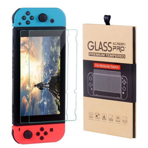 Transparent Super Tough Oleophobic Premium Tempered Glass Game Player Screen Protector for Nintendo Switch Lite OLED Tablet Film