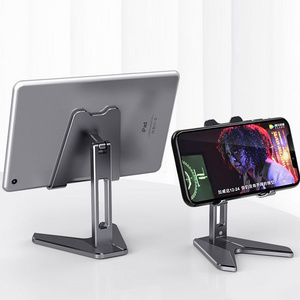 P8 Fully Adjustable Foldable Desktop Phone Holder Cradle Dock For iPhone Cell Phone Stand