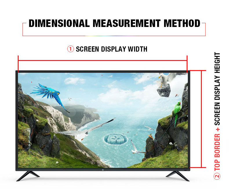 Hd Clear Acrylic PC Anti scratch Blue Light Eye Protection Hanging On Removable Anti Glare 4K TV Screen Protector for Smart TV