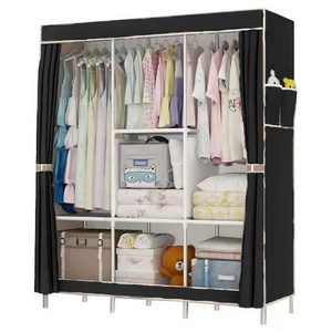 Wholesale Sales Foldable Cabinets Simple Bedroom Office Cabinets Reinforced with Dustproof Cloth Home Furniture Wardrobe Modern