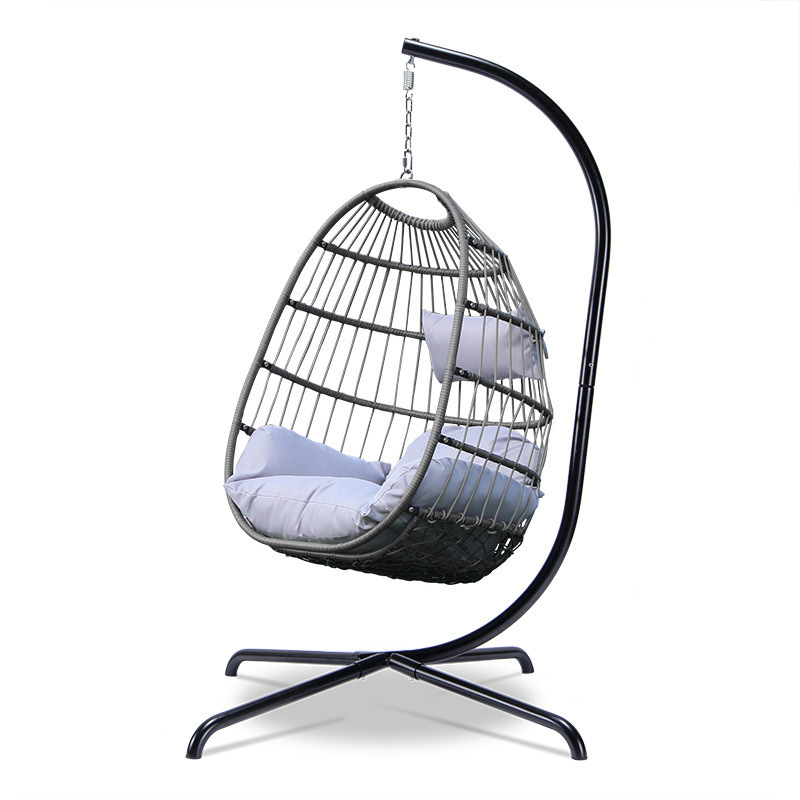 Swing Chair High Quality Modern Design Eggchair for Indoor and Outdoor Hammock Hanging Patio Swing Chair with Stand