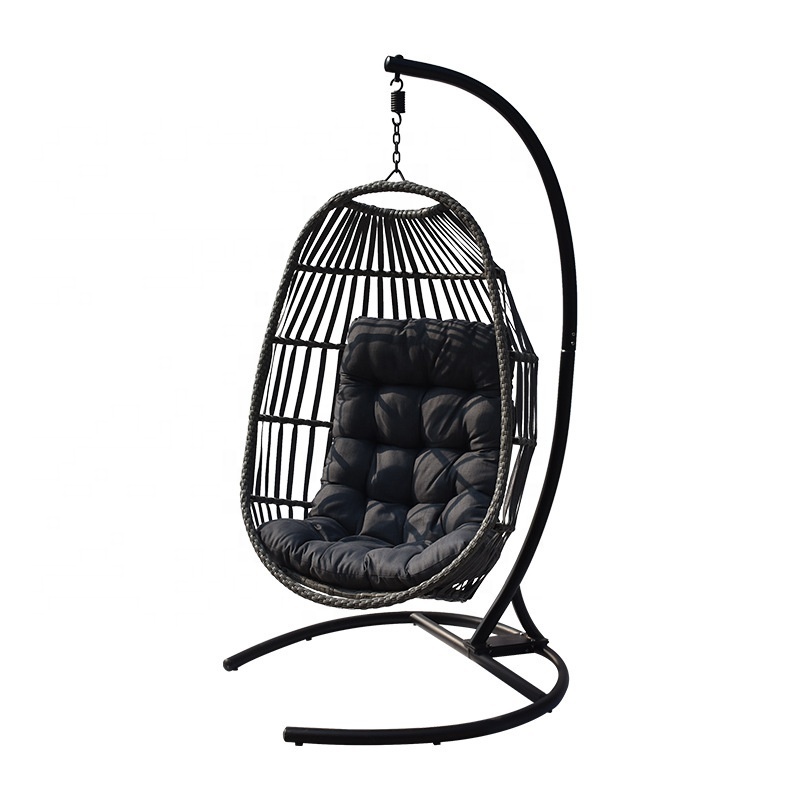 Swing Chair High Quality Modern Design Eggchair for Indoor and Outdoor Hammock Hanging Patio Swing Chair with Stand