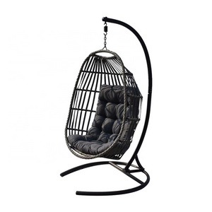 Swing Chair High Quality Modern Design Eggchair for Indoor and Outdoor Hammock Hanging Patio Swing Chair with Stand