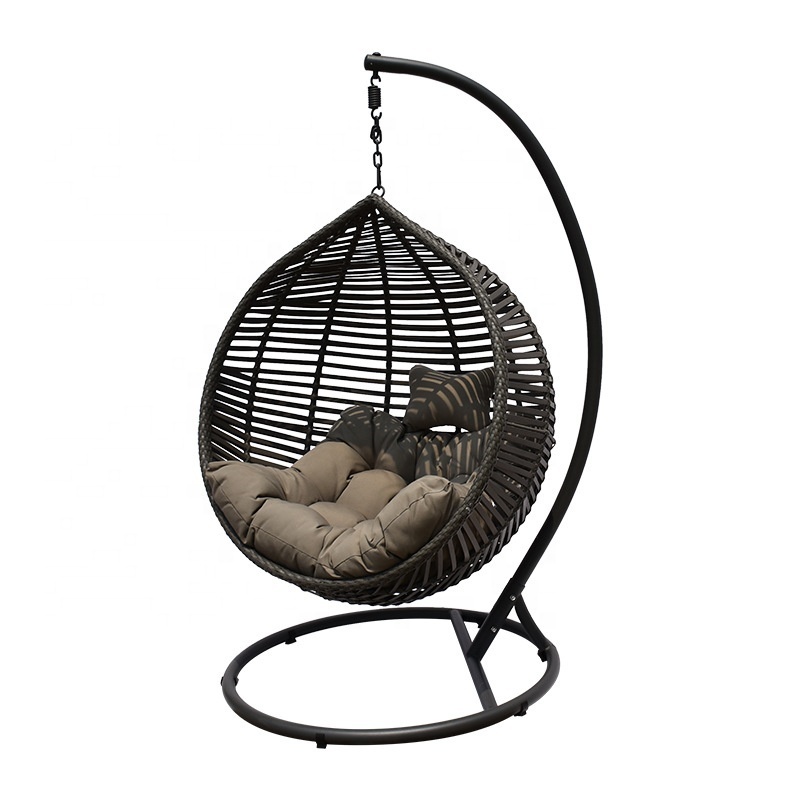 Outdoor Swing Chair Eggchair Hammock Home Garden Patio Swing with Metal Stand