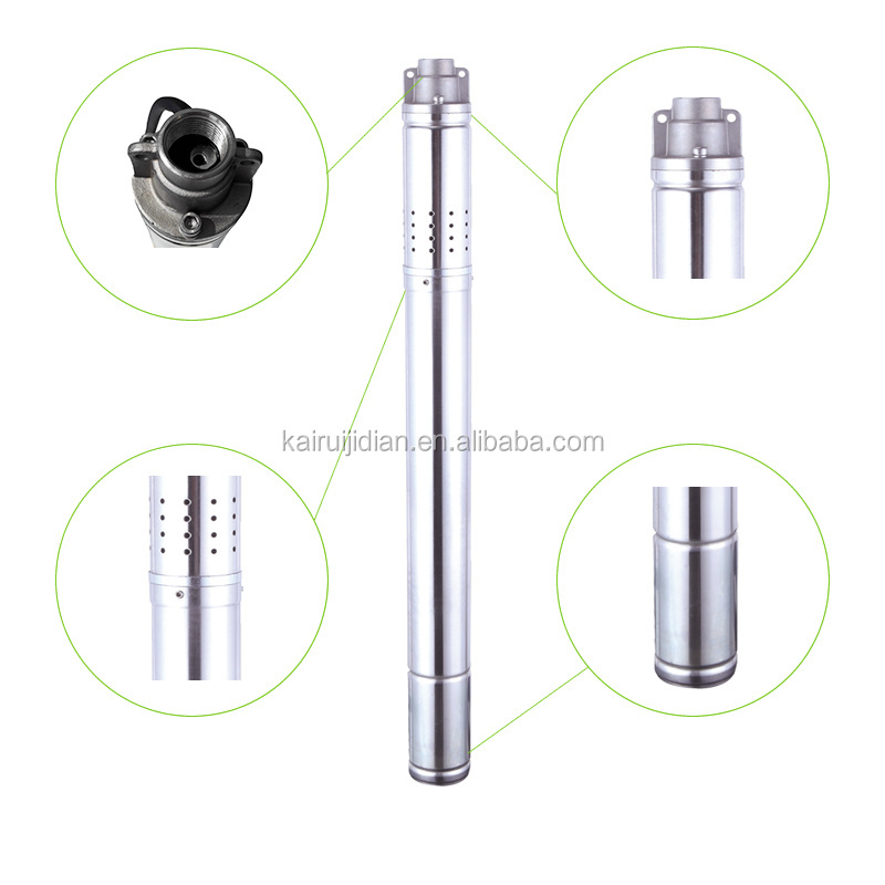 solar submersible pump for 2 inch well casing