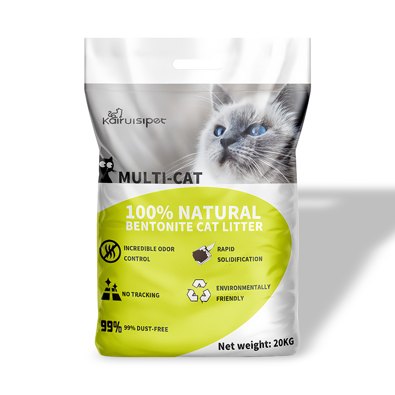 Factory Directly Sell Bentonite Cat Litter Dust Free Sand For Odor Control