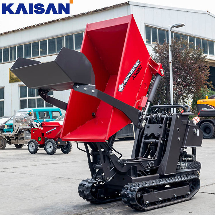 Multi-functional Mini Dumper 800kg Mini small Crawler dumper Diesel Hydraulic Truck Mini Micro Dumper Factory Price