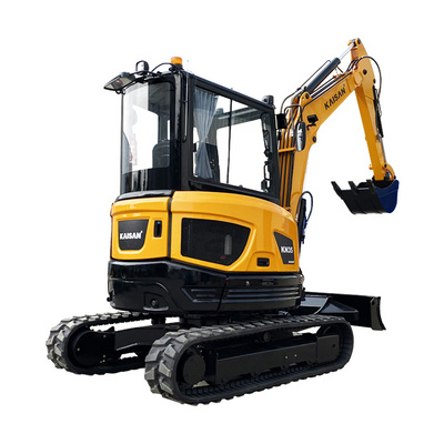 EPA/EURO 5 Chinese Mini Excavator 3.5Ton Multifunctional Small Bagger With Cabin Hydraulic Mini Digger