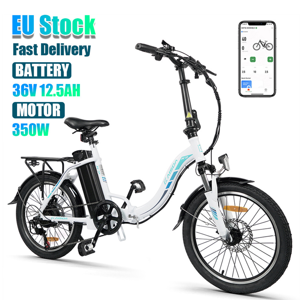 Fiets Elektrische Folding Step Through Electric Bike Powerful 36V12.5AH 20 Inch City Ebike 350W E Bicycle