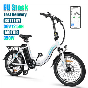 Fiets Elektrische Folding Step Through Electric Bike Powerful 36V12.5AH 20 Inch City Ebike 350W E Bicycle