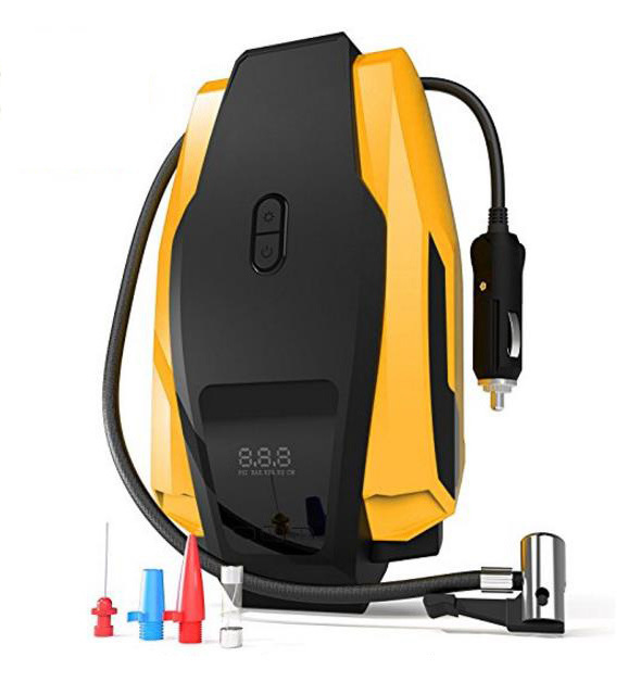 New Cheap Jump Starter Tire Inflator Newest 150PSI Rechargeable Air Compressor 12V Cable USB Charging Line Auto Stop Mini