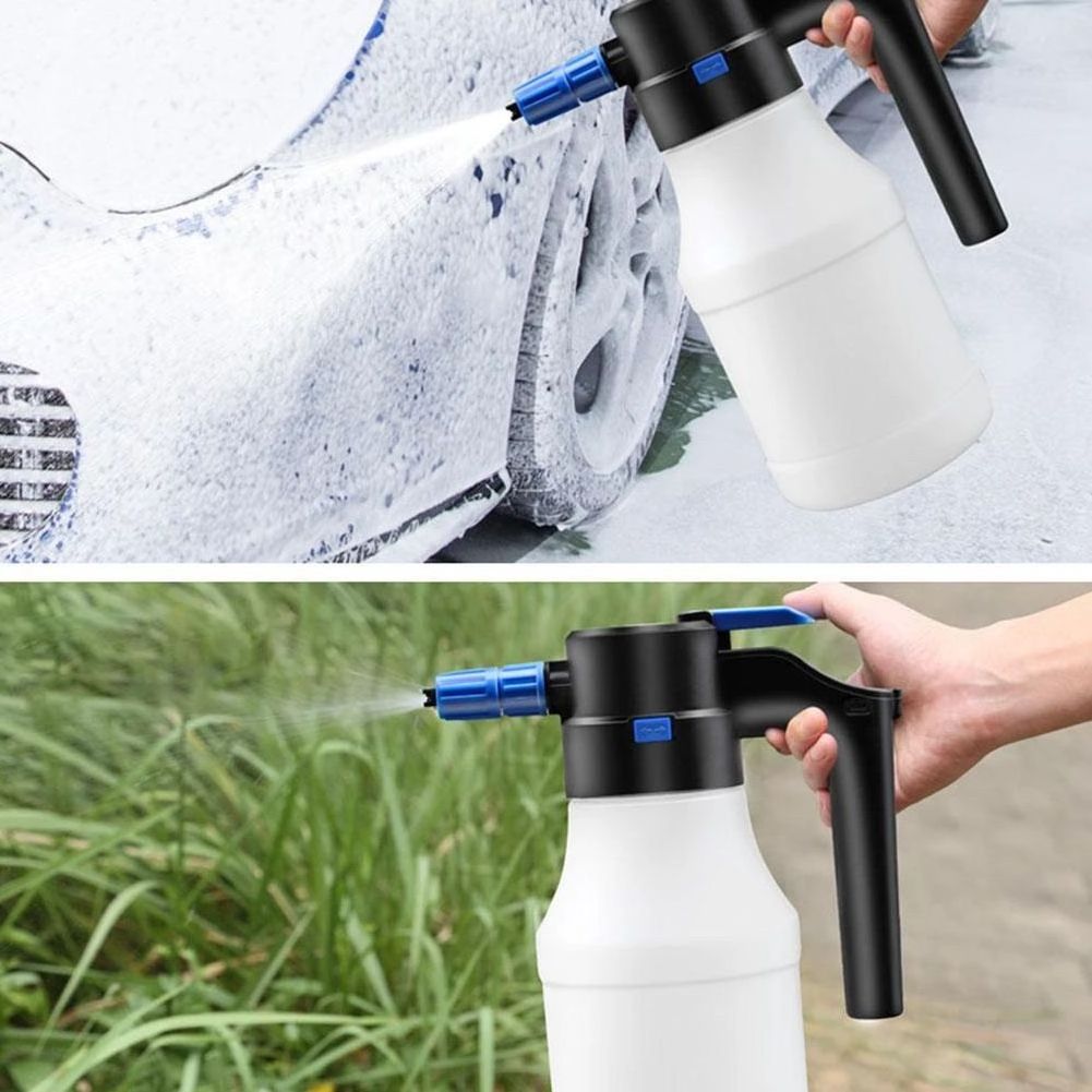 Electric Foam Sprayer Car Wash 1.5L Foam Sprayer Electric multifunctional use Foam Cannon Sprayer pot For Car Cleaning