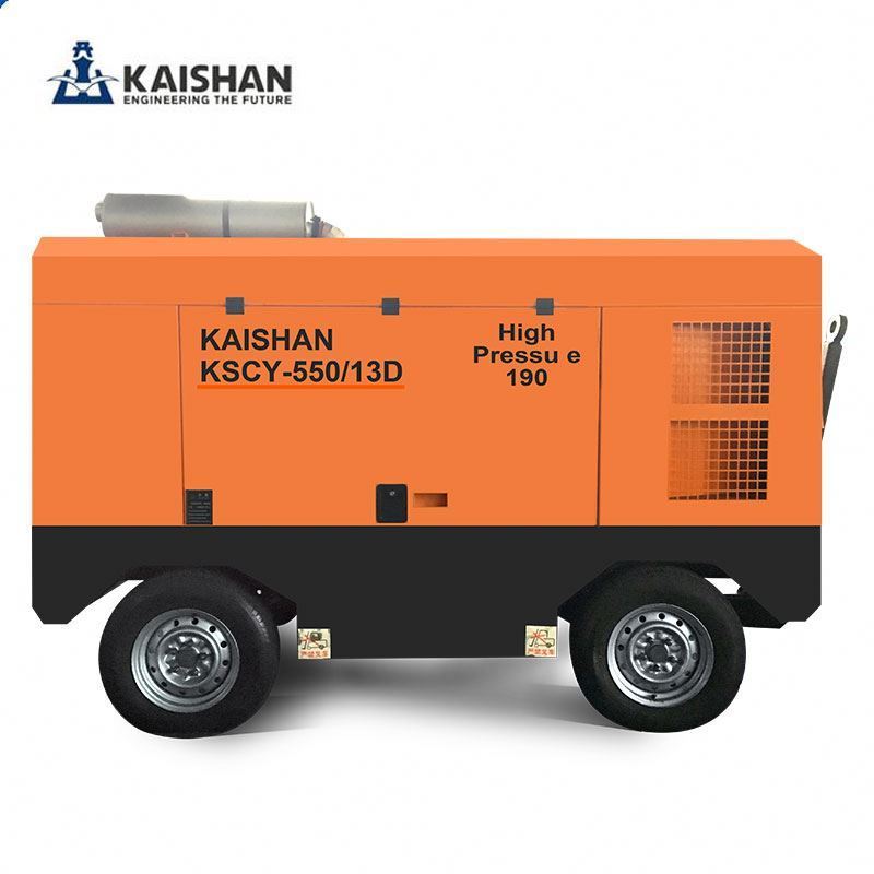 kaishan diesel screw air compressor for water well drill rig