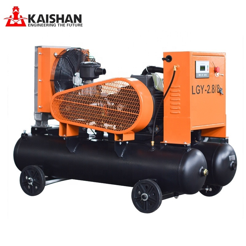 New products air-compressor 2023 AC electric mobile 300 psi Screw air compressor for mining equipment