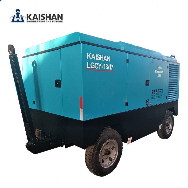 kaishan diesel screw air compressor for water well drill rig