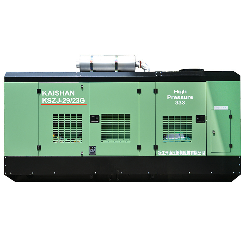 Kaishan 400KW Air-compressor large skid mounted diesel air compressor for deep water well drilling rig