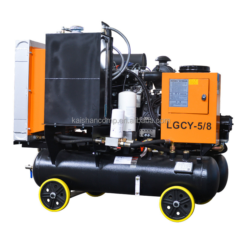 New products air-compressor 2023 AC electric mobile 300 psi Screw air compressor for mining equipment