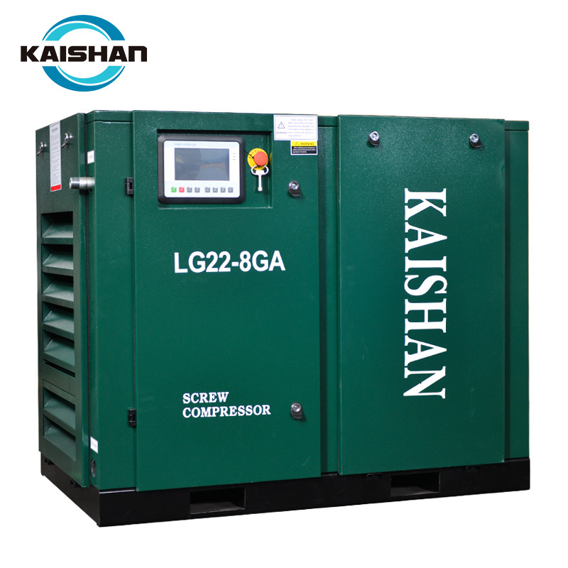 Kaishan LG75-8G big capacity general equipment electric motor powered screw air compressor