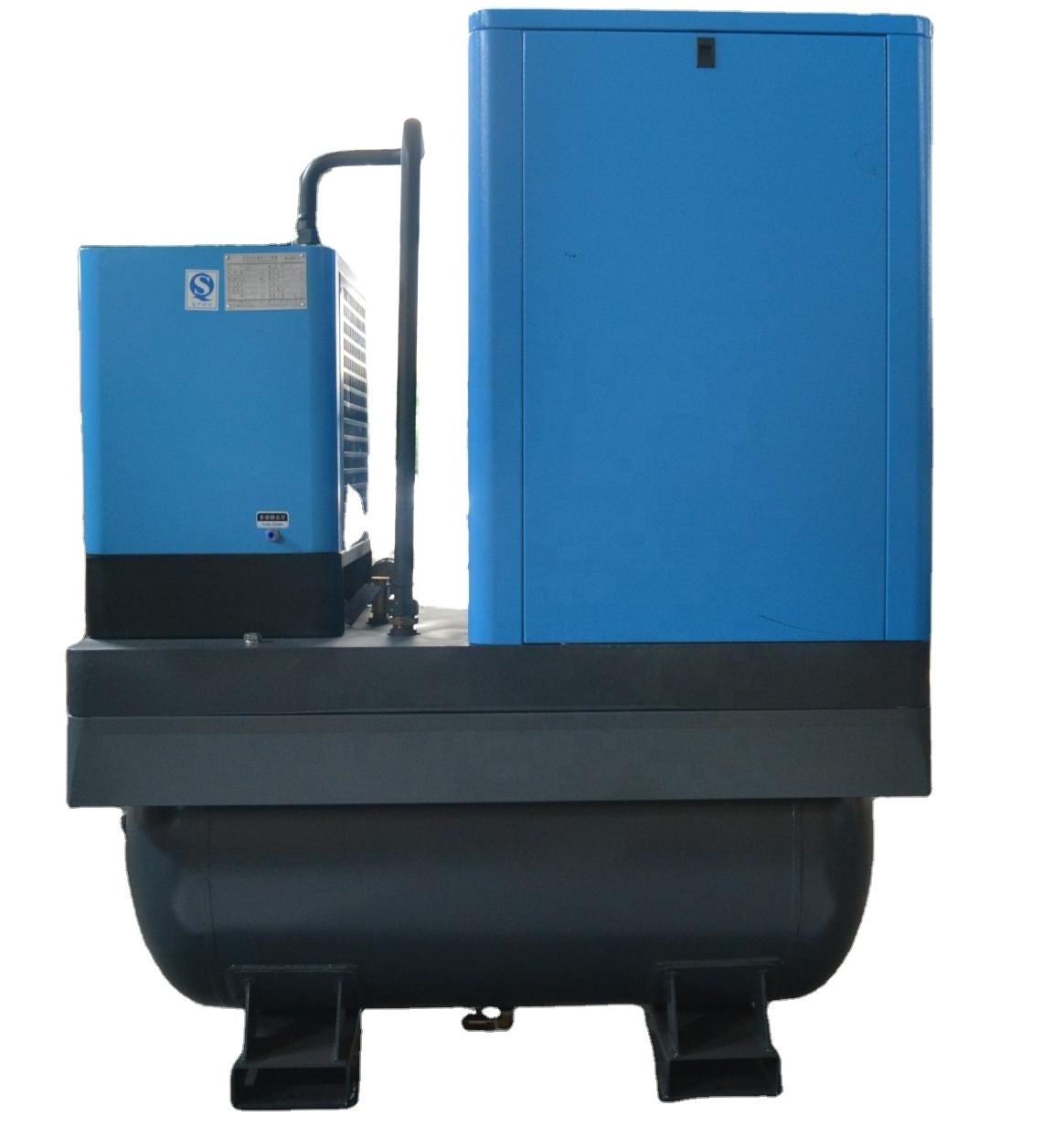 Electric laser cutting used scroll rotary air compressor 7.5kw 10hp 300l air tank and drie