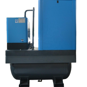 Electric laser cutting used scroll rotary air compressor 7.5kw 10hp 300l air tank and drie