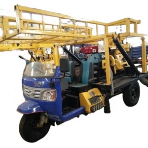 Low price tricycle truck mounted portable water well drilling rig price for water well 200m