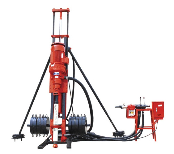 Mining equipment used portable diesel mine hammer drilling rig motor for rock breaking