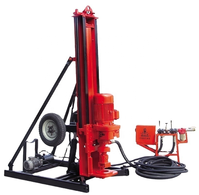 Mining equipment used portable diesel mine hammer drilling rig motor for rock breaking